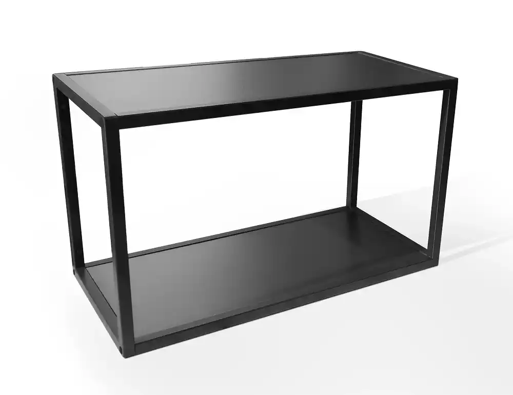 Hängeschrank Loft 60 G-36 schwarzer Metallrahmen stilvoller Schrank ideal für die Küche Expressversand