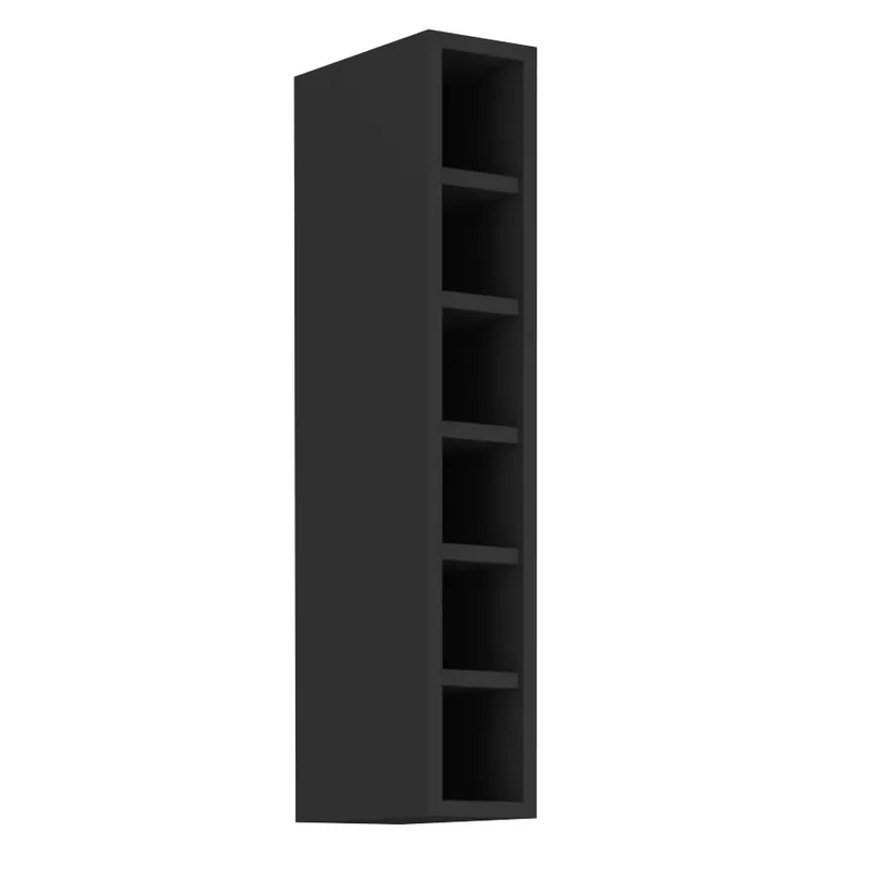 Must-Have Küchenhängeschrank 15 G-90 OTW schwarz, dampf-, temperatur- und spritzwassergeschützt