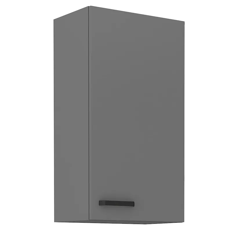 Verdi 50 G-90 1F Küchenwandschrank feuchtigkeits- und beschädigungsbeständiger Schrank schwarze Metallgriffe Abverkauf
