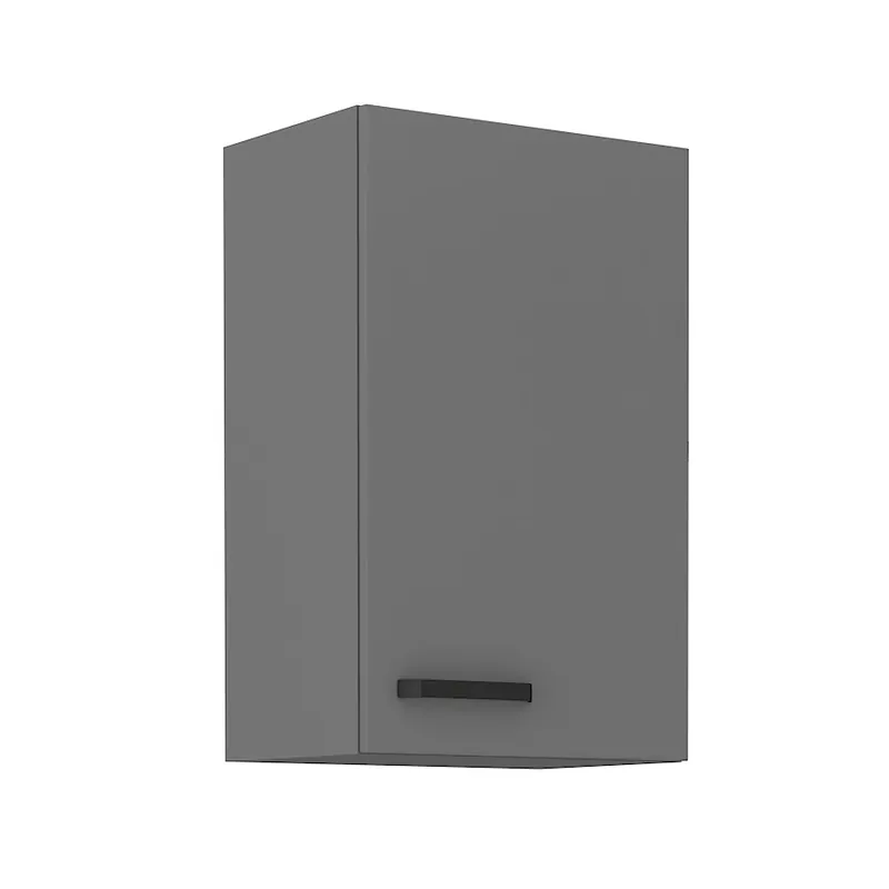 Direktkauf Verdi 45 G-72 1F Küchenwandschrank feuchtigkeits- und beschädigungsbeständiger Schrank schwarze Metallgriffe