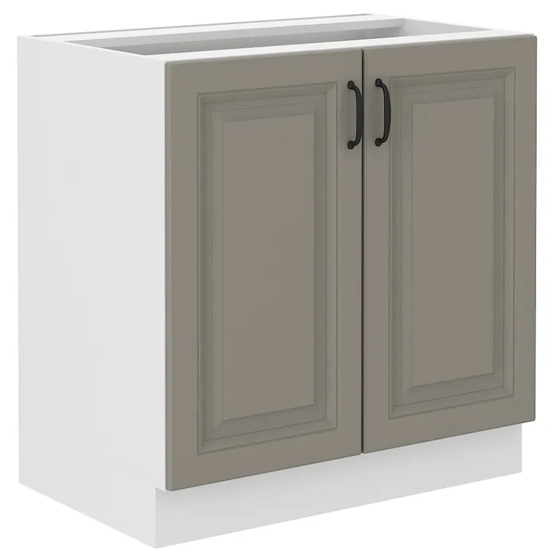 Saisonangebot Stehender Küchenschrank mit Regal Kastos 80 D 2F BB dampf-, hitze- und spritzwasserbeständiger Schrank