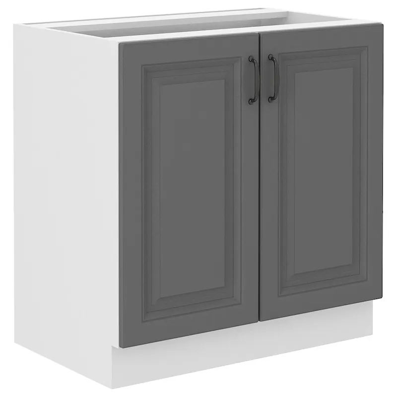 Solange Der Vorrat Reicht Tilos 80 D 2F BB Küchenhochschrank mit Regal Dampf-, hitze- und spritzwassergeschützter Schrank