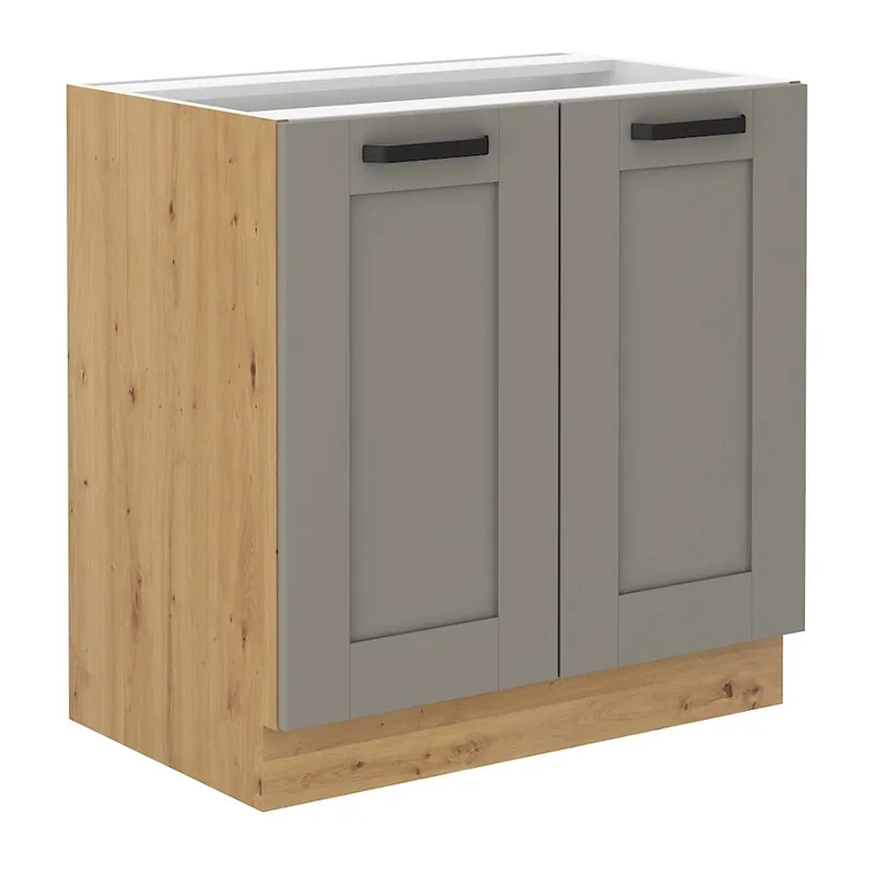 Linosa 80 ZL 2F BB Spülenschrank dampf-, hitze- und auslaufsicherer Schrank Mega-Angebot