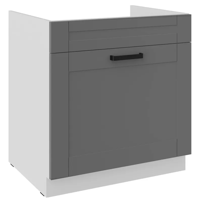 Spülenschrank mit Schublade Avola 80 ZL 1S BB dampf-, spritz- und hitzebeständiger Schrank Nur Heute