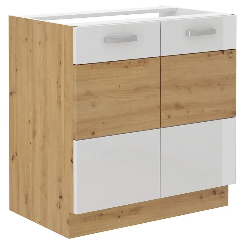 Knallerangebot Küchenunterschrank Alpine 80 ZL 2F BB, dampf-, hitze- und spritzwassergeschützt