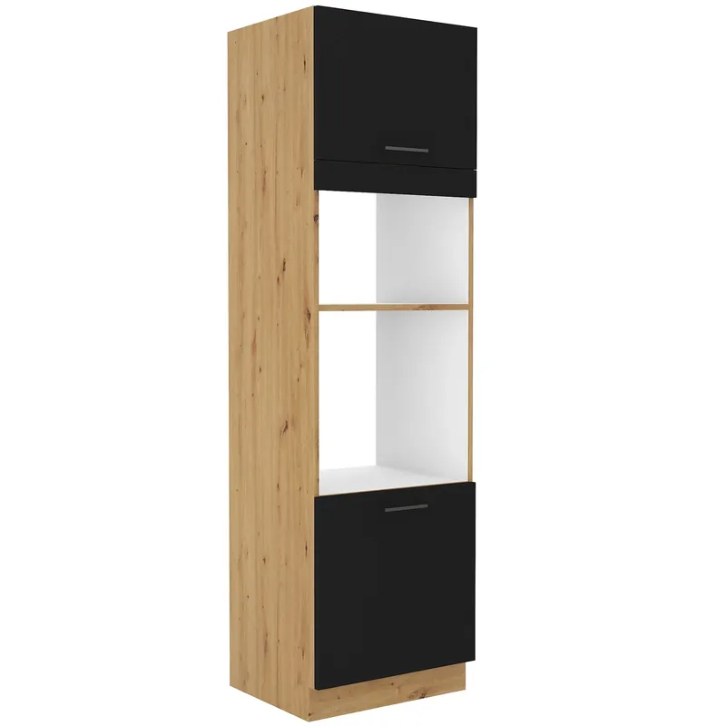 Monza 60 DPM-210 2F Küchenschrank für Einbau-Mikrowelle und Backofen, dampf-, hitze- und spritzwasserbeständig Heißes Angebot