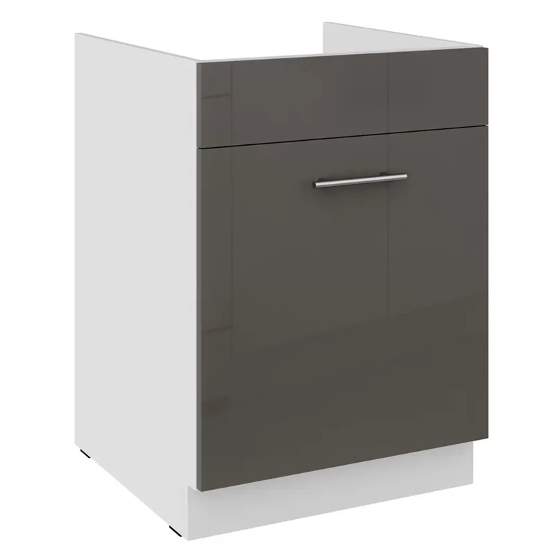 Spülenschrank mit Schublade Milo 60 ZL 1S BB dampf-, spritz- und hitzebeständig Sonderangebot