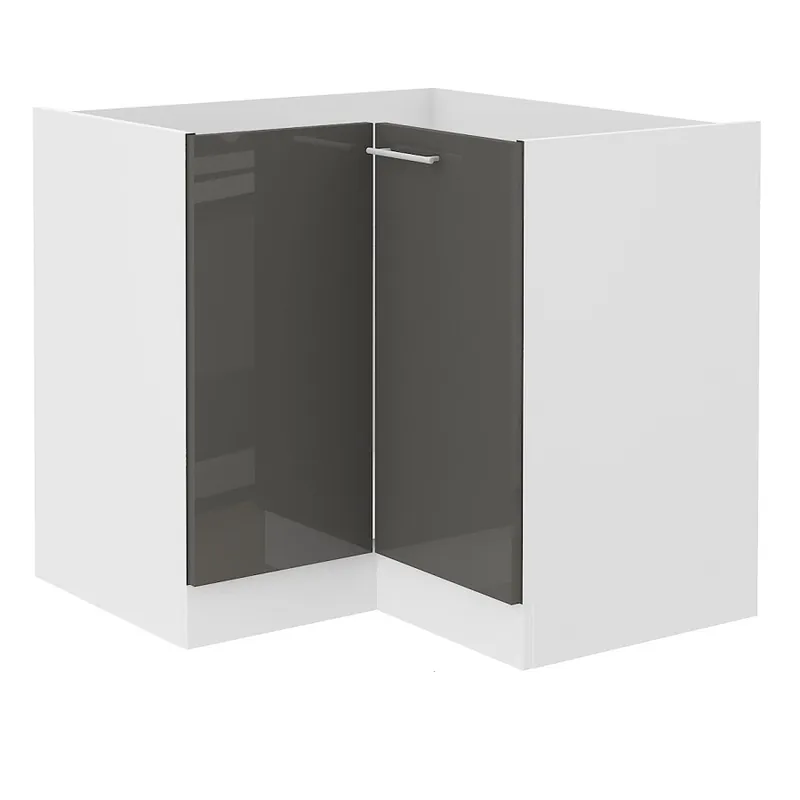 Neuheit Milo 90x90 DN 2F BB Eck-Küchenschrank beständig gegen Dampf, hohe Temperaturen und Verschüttungen