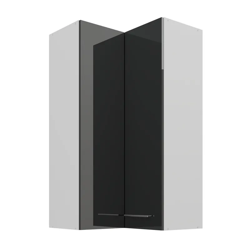 Schneller Versand Milo 60x60 GN-108 2F Eck-Küchenwandschrank resistent gegen Dampf, Auslaufen und Hitze