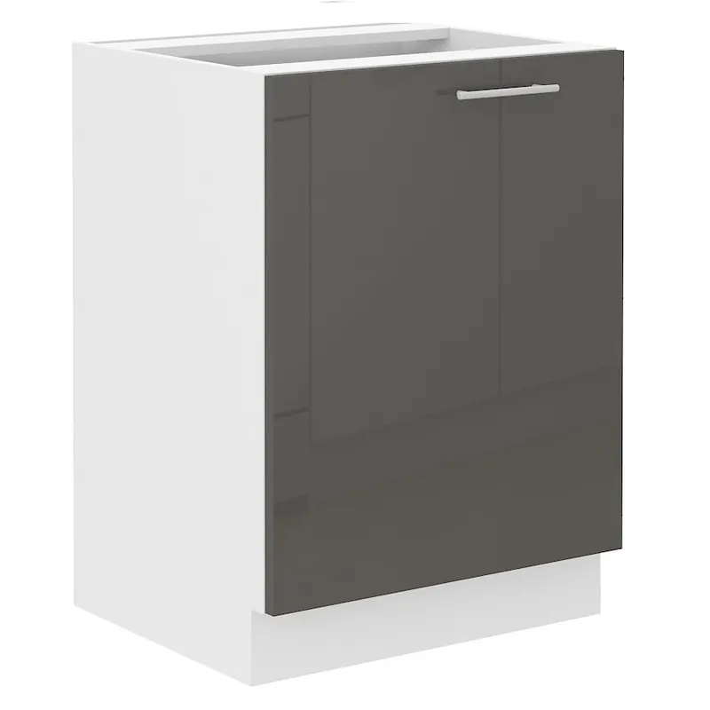 Preisknaller Milo 60 D 1F BB Küchenhochschrank mit Regal, dampf-, spritz- und hitzebeständig