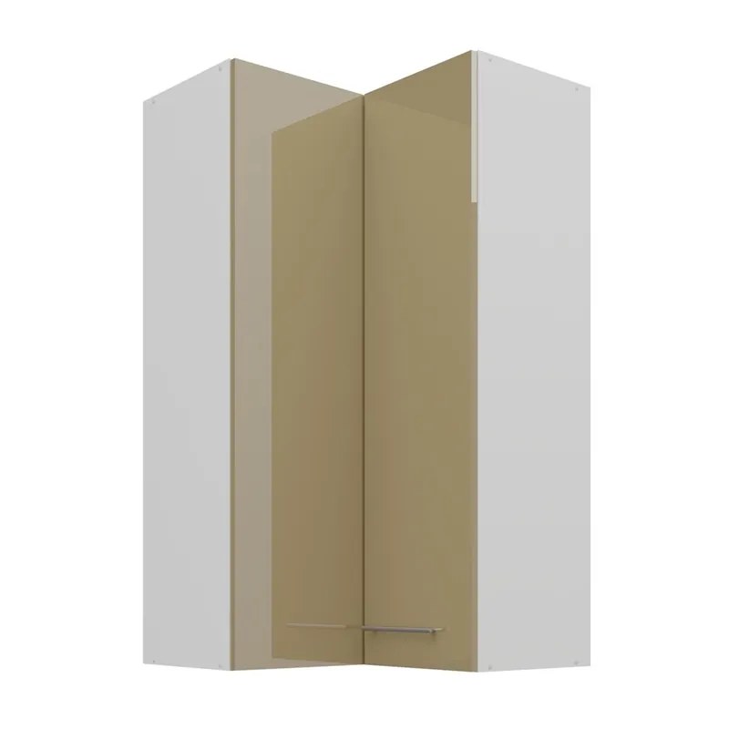 Nalo 60x60 Eck-Küchenhängeschrank GN-108 2F Schrank resistent gegen Dampf und hohe Temperaturen Neu