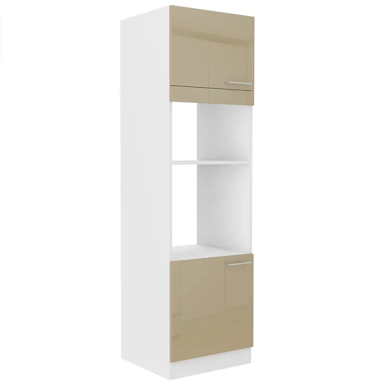 Nalo 60 DPM-210 2F Einbaubackofen und Mikrowellenschrank mit Schubladen dampf-, auslauf- und hitzebeständig Angebot