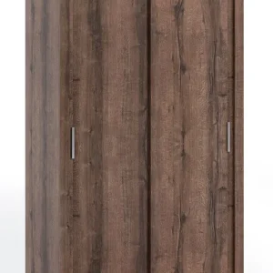 Kleiderschrank Rico 120 cm Eiche monastery Funktionsmöbel klassische Form idealer Kleiderschrank für Schlafzimmer oder Diele Online Kaufen