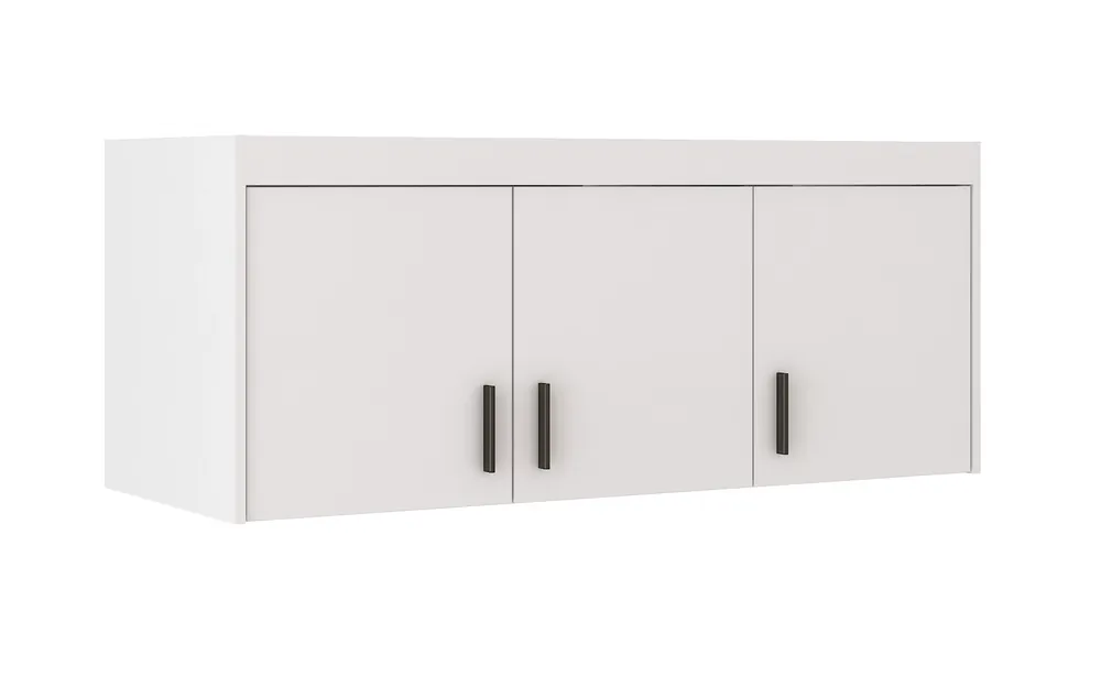 Günstig Rene Garderobenerweiterung 133 cm weiß Funktionsgarderobe erhöht den Stauraum für Kleidung, Schuhe und Accessoires