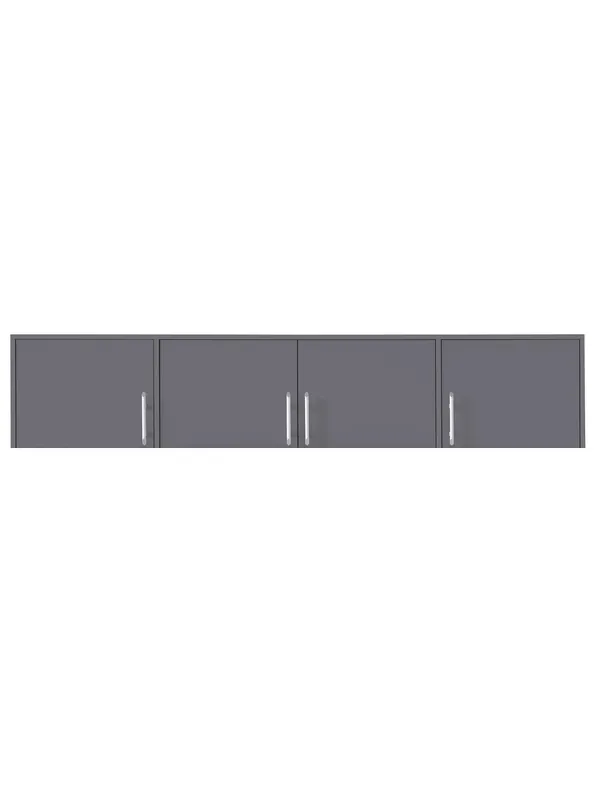 Kleiderschrank Erweiterung Caspe 200 cm anthrazit modernes Design ABS-Finish und Aluminium-Griffe Top-Seller