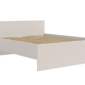 Versand Am Gleichen Tag Maxione Bett 160x200 cm beige ideales Schlafzimmer Bett für Liebhaber von minimalistischen Arrangements hohe komfortable Kopfteil