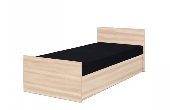 Penelope Bett 80x200 cm mit Bettzeugbehälter Eiche sonoma helles Funktionsmöbel für Kinderzimmer oder Jugendzimmer Top-Seller