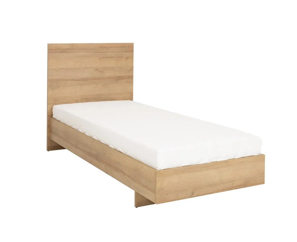 Noma Bett 90x200 cm Eiche riviera in modernem Stil ideal für ein Jugendzimmer oder kleines Schlafzimmer Angebot