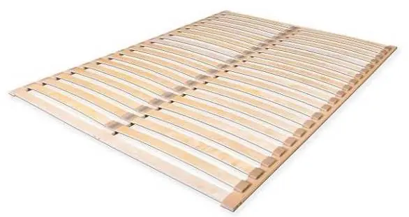 Der Lattenrost 140x200 cm doppelt aus Holz garantiert einen guten Halt, die verwendeten Rohstoffe sorgen für einen angenehmen Schlaf Top-Angebot