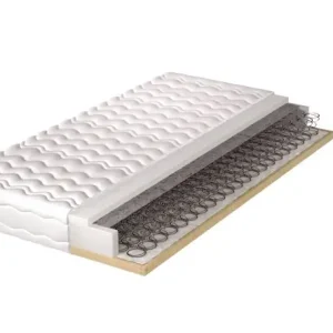 Hella Rahmenfederkernmatratze 80x200 cm hypoallergene Matratze auf hochwertigen Bonellfedern Bestpreis