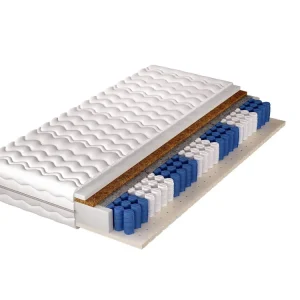 Taschenmatratze Atlanta 80x200 cm 7 Härtezonen mit Kokosnussmatratze beidseitig hypoallergen ohne allergene Stoffe Heißes Angebot