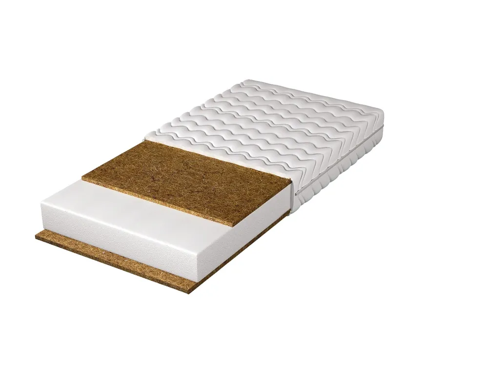 Schaumstoffmatratze Kronos 10 70x200 cm mit Kokosmatte hat eine geringe Verformungsanfälligkeit passt sich perfekt dem Körper an Beliebt