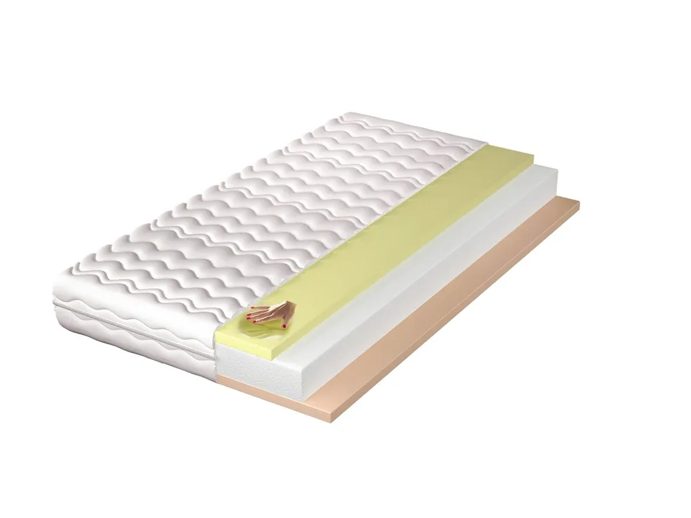 Demeter 90x200 cm doppelseitige hypoallergene Schaumstoffmatratze sehr gute Bewegungsdämpfung geringe Verformungsanfälligkeit Top-Preis