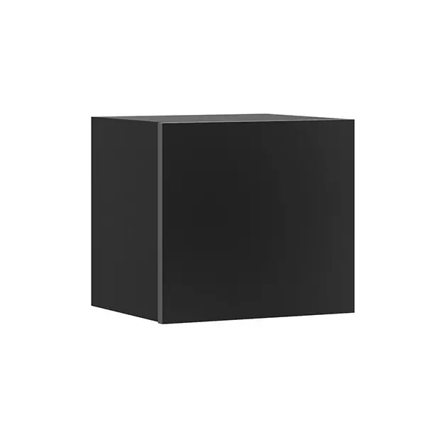 Hängeschrank Apulia 34 cm schwarz glänzend minimalistisches Design stilvoller Schrank für das Wohnzimmer einfaches Design, das zu jeder Einrichtung passt Abverkauf