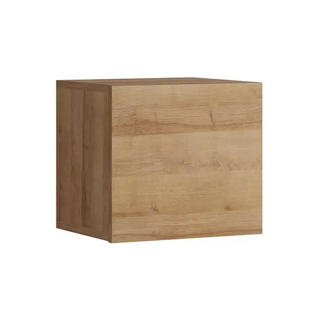 Hängeschrank Apulia 34 cm Eiche gold minimalistisches Design stilvoller Schrank für das Wohnzimmer einfache Form, die in jedes Interieur passt Versand Am Gleichen Tag