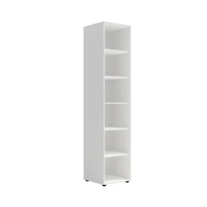 Letzte Chance Bücherregal Maxione 45 cm weiß funktionelles Bücherregal ideal für Jugendzimmer oder Büro einfaches und universelles Design