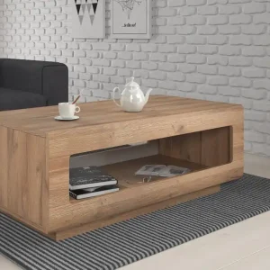 Couchtisch Tulsa 110 cm Eiche Enkel moderne und praktische Lösung für Wohnzimmer in modernen und klassischen Stil Sonderaktion