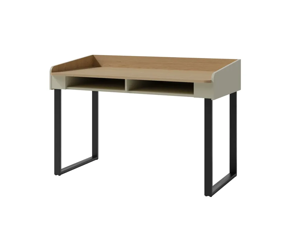 Sofort Bestellen Schreibtisch Olivio 125 cm Eukalyptus / Baltische Eiche dune stilvoll und funktionell für Jugendzimmer oder Büro