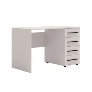 Rabatt Schreibtisch Maxione 120 cm beige moderner Schreibtisch mit Schubladen universelles Design ideal für ein Jugendzimmer oder Büro