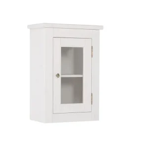 Top-Preis Badezimmer Wandschrank Romantic 45 cm weiß eleganter Schrank perfekt für Badezimmer im klassischen Stil Glasfront