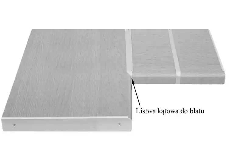 Geprüft Winkelleiste für gesamte Küchenarbeitsplatten 38 mm Aluminium