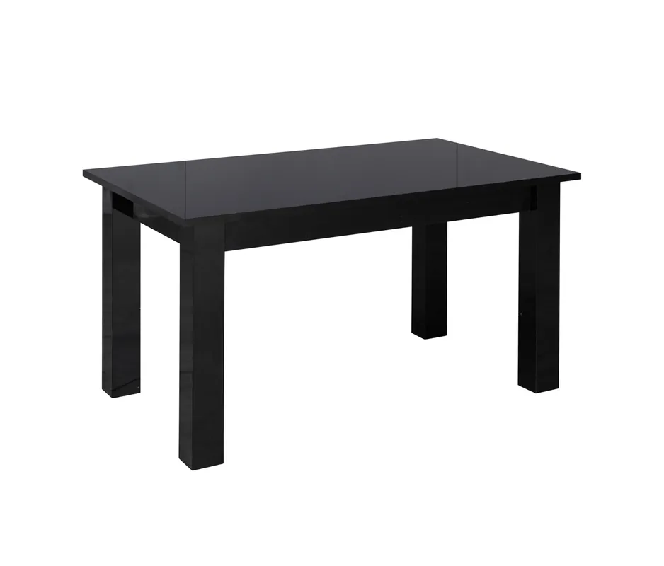 Couchtisch Philadelphia T26 102 cm glänzend schwarz modernes Möbeldesign Kante des Couchtisches mit Spezialfurnier verarbeitet Zertifiziert