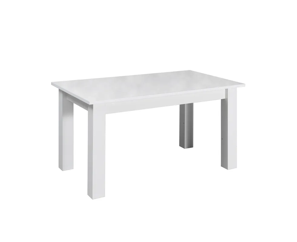 Couchtisch Dallas T22 102 cm weiß glänzend modernes Möbeldesign Kante des Couchtisches mit Spezialfurnier bearbeitet Versand Am Gleichen Tag