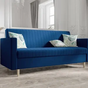 Ausverkauf Balm Schlafsofa in marineblau sehr bequemes Schlafsofa perfekt für jeden Einrichtungsstil