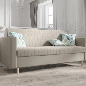Balm Schlafsofa in Beige sehr bequemes Schlafsofa perfekt für jeden Einrichtungsstil Kracherpreis