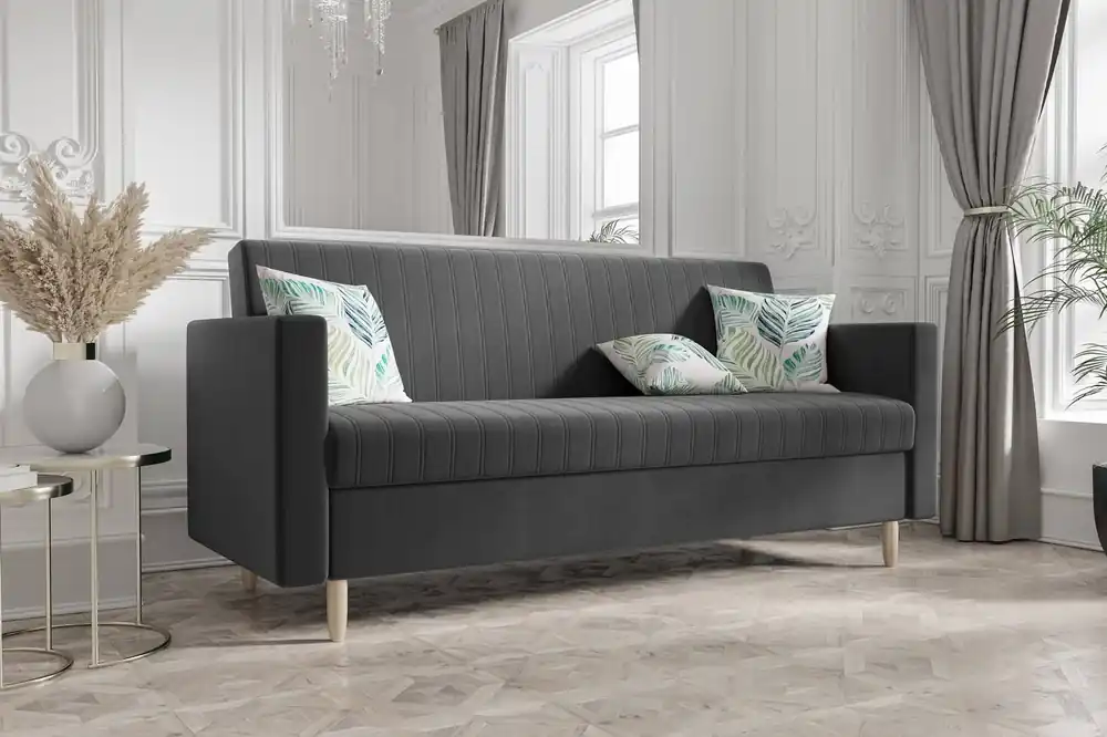 Preisknaller Balm Schlafsofa in grau sehr bequemes Schlafsofa perfekt für jeden Einrichtungsstil
