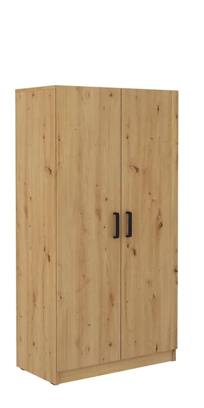 Günstig Garderobe Makana 80 cm Eiche handwerklich funktionales Möbel für das Jugendzimmer oder Büro