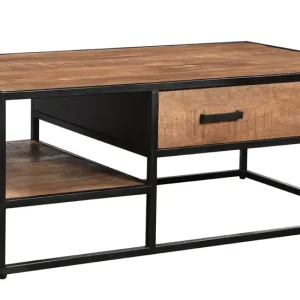 Sofort Bestellen Couchtisch Sturdy mit Schubladen 120 x 70 cm Mango Holz