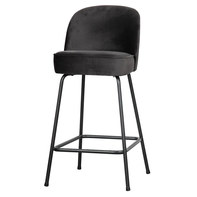 AUSSTELLUNGSSTÜCK Barhocker Vogue SH 65 cm Samt tinte blau Preis Gesenkt