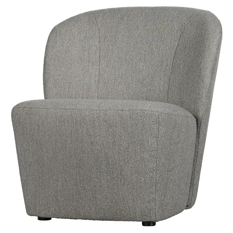 vtwonen Loveseat Sessel Lofty Bouclé grau Loungesessel Heißes Angebot