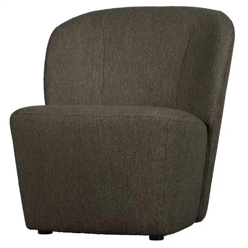 vtwonen Loveseat Sessel Lofty Bouclé braun Loungesessel Garantierte Lieferung