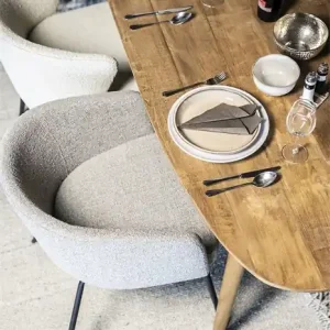 Heißes Angebot Esstisch TALASSUM 220 x 100 cm recyceltes Teakholz