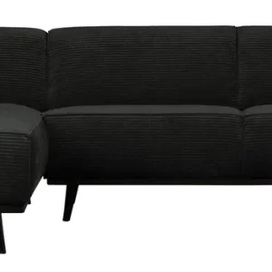 Letzte Chance Ecksofa Statement Rib Cord graphite Chaiselongue links