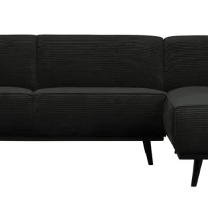 Nur Für Kurze Zeit Ecksofa Statement Rib Cord graphite Chaiselongue rechts