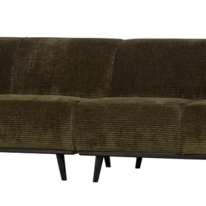Solange Der Vorrat Reicht 4 Sitzer Sofa Statement Rib Cord warmgrün Couch