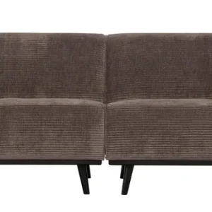 Finale Aktion 4 Sitzer Sofa Statement Rib Cord taupe Couch